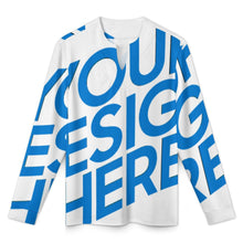 Charger l'image dans la galerie, T-shirt homme en soie glacée à séchage rapide col V irrégulier MWL698 personnalisé avec photo texte prénom (conception une image)