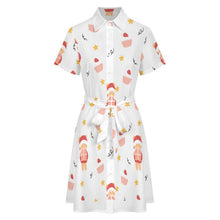 Charger l'image dans la galerie, Robe Chemise Personnalisée Femme | Tissu Extensible | Cadeau pour Elle