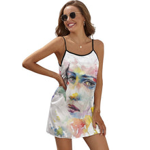 Charger l'image dans la galerie, Robe Nuisette Satin Personnalisée Femme | Cadeau Photo pour Elle