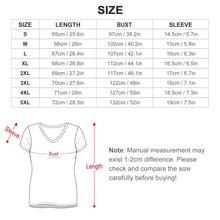 Charger l'image dans la galerie, T-Shirt Femme Col V VT | Haut Manches Courtes Personnalisable | Essentiel Chic