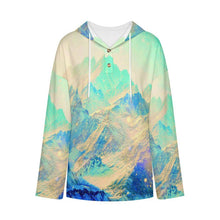 Charger l'image dans la galerie, Sweat à Capuche Femme Col V Boutons Personnalisable Coupe Ample