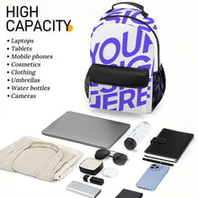 Charger l'image dans la galerie, Sac à dos décontracté XB0604193 personnalisée avec prénom motif texte