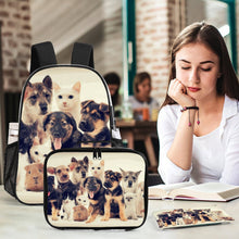 Charger l'image dans la galerie, Coffret 3 Sacs Transparents Personnalisables — Sac à Dos, Sac à Main et Pochette en PVC