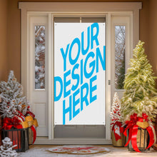 Charger l'image dans la galerie, Bannière décorative pour rideau de porte (verticale) personnalisée avec prénom motif texte