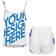 Charger l'image dans la galerie, Pyjama en soie pour femme SY02 personnalisé avec photo texte prénom