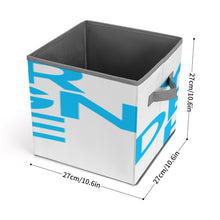 Charger l'image dans la galerie, Bacs de rangement pliables avec poignée personnalisé avec photo texte prénom (conception une image)