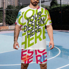 Charger l'image dans la galerie, Maillot de football à col rond pour homme A57TZ personnalisée avec prénom motif texte