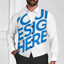 Charger l'image dans la galerie, Gilet de costume homme LTM00296 personnalisé avec photo texte prénom (conception une image)