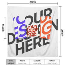 Charger l'image dans la galerie, Peignoir de nuit unisexe à manches longues en peluche confortable LYQ129 personnalisée avec prénom motif texte (conception multi-images)