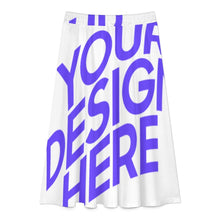 Charger l'image dans la galerie, Jupe mi-longue plissée femme B17Q personnalisé avec photo texte prénom