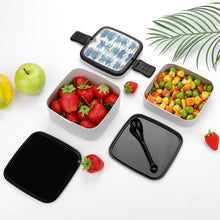 Charger l'image dans la galerie, Bento Box Double Étage Personnalisée | Lunch Box 1000ml & Poignée