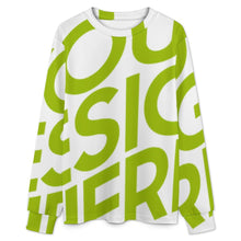 Charger l'image dans la galerie, Ensemble de pyjama à col ras du cou et manches longues pour enfants LM126 personnalisé avec photo texte prénom (conception une image)