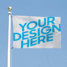 Charger l'image dans la galerie, Un drapeau avec un trou dans chaque coin personnalisée avec prénom motif texte