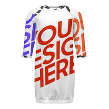 Charger l'image dans la galerie, Gigoteuse bébé LM229 personnalisée avec prénom motif texte (conception multi-images)