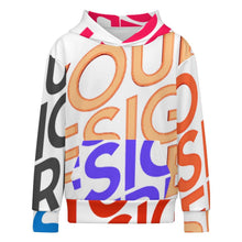 Charger l'image dans la galerie, Sweat à capuche enfant SDS127 personnalisée avec prénom motif texte (conception multi-images)