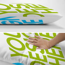 Charger l'image dans la galerie, Taies d'oreiller surdimensionnées de 30 x 50 cm à 50 x 137 cm personnalisée avec prénom motif texte (motif différent des deux côtés)