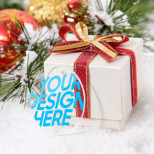 Charger l'image dans la galerie, Pendentif décoratif en acrylique pour sapin de Noël plusieurs styles disponibles (forme circulaire, amour, Noël) personnalisé avec photo texte prénom