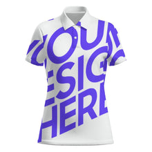 Charger l'image dans la galerie, Polo femme deux boutons MWL637 personnalisé avec photo texte prénom (conception une image)