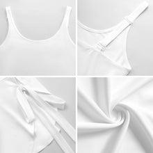 Charger l'image dans la galerie, Jupe courte caraco LM466 pour femme personnalisée avec prénom motif texte