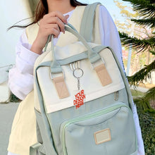 Charger l'image dans la galerie, Porte-clés en acrylique transparent de 3 mm d'épaisseur impression recto-verso personnalisée avec prénom motif texte