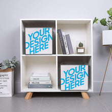 Charger l'image dans la galerie, Boîte de rangement pliable en tissu Oxford personnalisé avec photo texte prénom