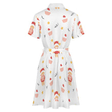 Charger l'image dans la galerie, Robe Chemise Personnalisée Femme | Tissu Extensible | Cadeau pour Elle