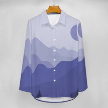 Charger l'image dans la galerie, Chemise Longue Coton Personnalisable Ourlet Asymétrique Femme