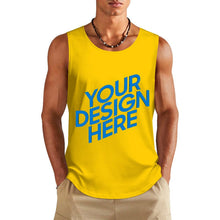 Charger l'image dans la galerie, Débardeur homme multicolore en coton imprimé double face BX personnalisé avec photo texte prénom