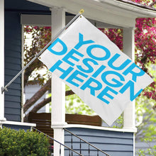 Charger l'image dans la galerie, Drapeau à deux trous personnalisé avec photo texte prénom