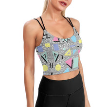 Charger l'image dans la galerie, Débardeur Yoga Court avec Brassière : Crop Top Sport Rembourré
