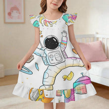 Charger l'image dans la galerie, Chemise de nuit fille à volants personnalisable