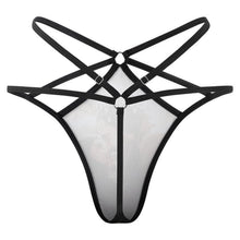 Charger l'image dans la galerie, String Personnalisé en Tulle | Lingerie Transparente & Sexy | Cadeau Couple