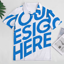 Charger l'image dans la galerie, Polo d'été en soie glacée pour homme B612 personnalisé avec photo texte prénom (conception une image)