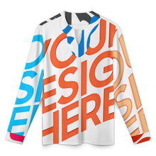 Charger l'image dans la galerie, T-shirt homme en soie glacée à séchage rapide avec col en V irrégulier MWL698 personnalisée avec prénom motif texte (conception multi-images)