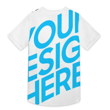 Charger l'image dans la galerie, T-shirt de baseball classique à manches courtes pour hommes GEJ avec boutons personnalisée avec prénom motif texte (conception multi-images)