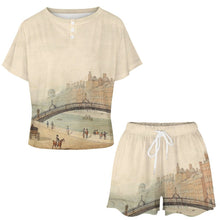 Charger l'image dans la galerie, Ensemble Détente Femme Manches Courtes | Pyjama Personnalisable Imitation Coton