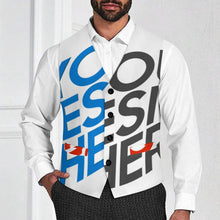 Charger l'image dans la galerie, Gilet de costume homme LTM00296 personnalisée avec prénom motif texte (conception multi-images)