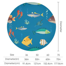 Charger l'image dans la galerie, Nappe Ronde Personnalisée | Créez Votre Décor de Table Unique