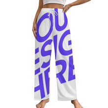 Charger l'image dans la galerie, Pantalon pyjama maison ample femme LM072 tailles S au 5XL personnalisé avec photo texte prénom (conception une image)