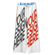Charger l'image dans la galerie, Pantalon de tous les jours coupe droite décontractée pour homme D7P personnalisée avec prénom motif texte (conception multi-images)