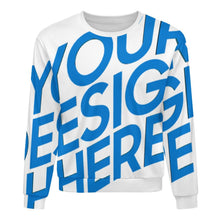 Charger l'image dans la galerie, Sweat-shirt à manches longues pour homme C20H personnalisé avec photo texte prénom (conception une image)