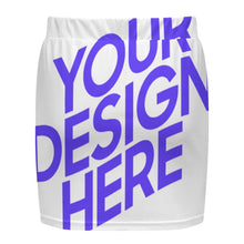Charger l'image dans la galerie, Mini-jupe LM243 pour femme personnalisé avec photo texte prénom (conception une image)