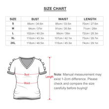 Charger l'image dans la galerie, T-shirt à manches courtes et épaules dénudées pour femme LM077 personnalisée avec prénom motif texte (conception multi-images)