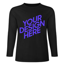 Charger l'image dans la galerie, Chemise à manches longues pour hommes 100% coton imprimé sur le devant différentes couleurs personnalisé avec photo texte prénom