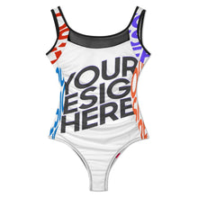 Charger l'image dans la galerie, 2024 NOUVEAU maillot de bain pour femme SDS2006 monokini une pièce maillot de bain en tissu maille transparente personnalisée avec prénom motif texte (conception multi-images)