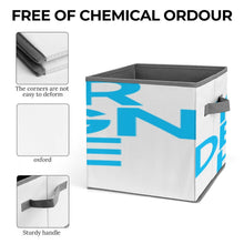 Charger l'image dans la galerie, Bacs de rangement pliables avec poignée personnalisé avec photo texte prénom (conception une image)