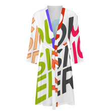 Charger l'image dans la galerie, Peignoir homme LM003 peignoir de pyjama fin et confortable personnalisée avec prénom motif texte (conception multi-images)