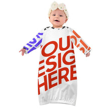 Charger l'image dans la galerie, Gigoteuse bébé LM229 personnalisée avec prénom motif texte (conception multi-images)