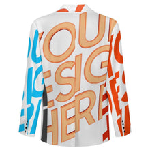 Charger l'image dans la galerie, Costume homme 2 boutons LTM100852 personnalisée avec prénom motif texte (conception multi-images)