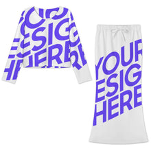 Charger l'image dans la galerie, Jupe tailleur femme manches longues LYQ165 personnalisé avec photo texte prénom